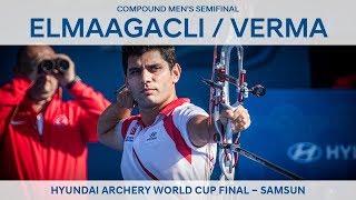 Demir Elmaagacli v Abhishek Verma – compound men’s semifinal | Samsun 2018