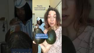 Kat & Ed try sugar avocados  w/ @ItsGoodBurgerEd #comedy #weirdfoodcombo #fruits #goodburger