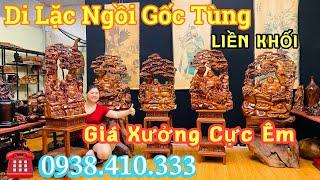 Báo Giá 5 Tượng Di Lặc Ngồi Tùng Gỗ Hương Ta To Đẹp Liền Khối Mẫu Mới Nhất Gia Chủ Không Nên Bỏ Lỡ
