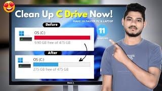 How to Clean C Drive Windows 11 Make Your Pc Faster 2024 | Disk Cleanup Windows 11