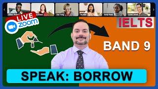 IELTS Live Class - Speaking about Borrowed Items