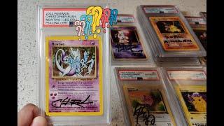 Vintage Pokemon PSA Return: Rare Christopher Rush Signed Mewtwo Graded Card Unboxing!