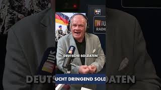 Junge deutsche Soldaten an die Front? #niuslive #peterhahne