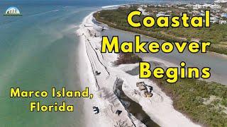 Heavy Equipment at Work: Marco Island Beach Project