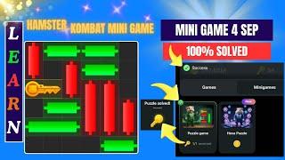 hamster kombat mini game || Learn to complete today hamster kombat mini game || hmstr puzzled solved