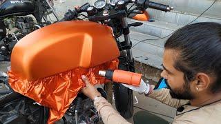 Royal Enfield Continental GT 535 Vinyl Wrapping/modification | Vwraps Sikar |