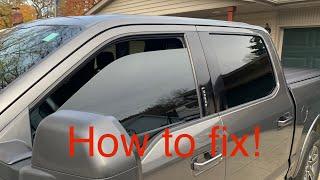 Ford/Lincoln Window Bounce Back During Auto Up (How to Perform Power Window Initialization)