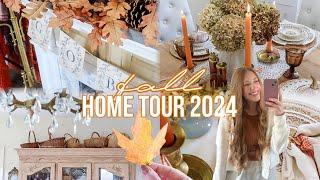 FALL COTTAGE HOME TOUR 2024 | thrifted + vintage cottage home tour 