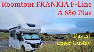 ROOMTOUR Frankia F-Line A680 Plus | DAS ist unser Gustav  | 1 x komplett innen & außen & mit Allem