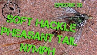 Tying the Soft Hackle Pheasant Tail Nymph Fly Pattern For Trout and Panfish