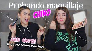 ¿Vale la Pena el MAQUILLAJE CHINO BARATO? Lo Pruebo Por Primera Vez | Ana Emilia