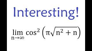 95% Fail !! | Ingenious Method for Computing a Difficult Limit Involving Cosine | Calculus