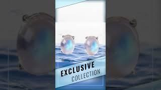 Dazzling S925 Sterling Silver Moonstone Earrings