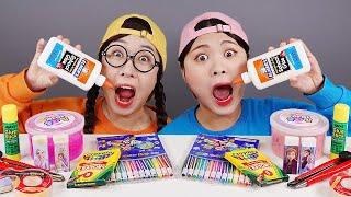 Mukbang DIY Edible School Supplies DONA