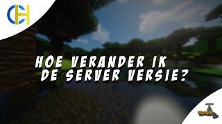 Hoe verander je de versie van je Minecraft server? | ConsulHosting Tutorial