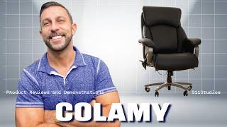 COLAMY Executive Big and Tall Leather Office Chair