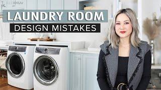 COMMON INTERIOR DESIGN MISTAKES + How to Fix Them | Laundry Rooms Dos and Don'ts