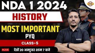 NDA 1 2024 | NDA HISTORY CLASS | MOST IMPORTANT PYQ | CLASS -5 | NDA HISTORY BY VARUN SIR | NDA 2024