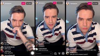 Liam Payne Instagram Live | I called Louis Tomlinson | FULL HD VIDEO