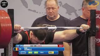 Olivier Vervalle - 7th Place 850kg Total - 120kg Class 2024 European Classic Championship