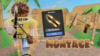 MM2 but ALL WINS MONTAGE, with the *NEW* SUNBEAMS EFFECT!? (Murder Mystery 2)