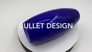 JX1069 Modern Blue Glass Lamp Shades with Bullet Design