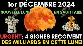 Nouvelle Lune en Sagittaire : Ces 4 Signes reçoivent beaucoup d'argent!