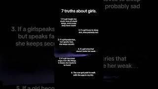 7 truths about girls