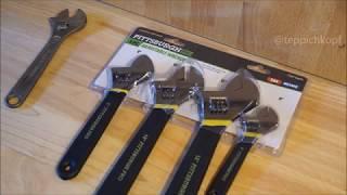 Harbor Freight Pittsburgh Pro adjustable Laser etched wrench set versus old Craftsmen