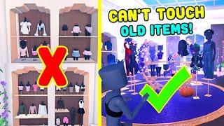 DON'T TOUCH OLD ITEMS! In Dress To Impress CHALLENGE! DTI on ROBLOX PRO Challenge