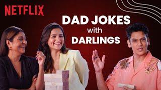 Dad Jokes With Our Darlings  | Alia Bhatt, Vijay Varma, Shefali Shah | Netflix India #Shorts