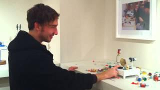 White Party Popper Machine by Martin Smith for Laikingland No .1