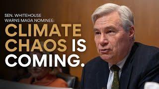 Sen Whitehouse Issues Final Warning to Deputy Treasury Secretary of Economic Risks of Climate Change