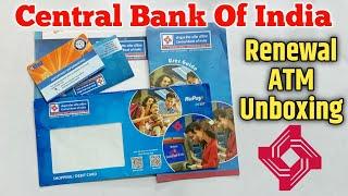 Central Bank Of India Renewal ATM Card Unboxing | CBI Debit Card Unboxing 2024