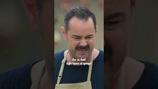 "Get in there you little mug." Here's a minute of Danny Dyer being peak Danny Dyer. #GBBO