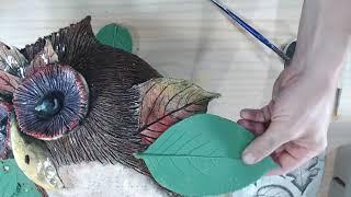 Making & Painting Clay Leaves