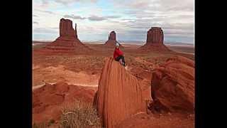 Pat and Lyda's adventure in Monument Valley (HD)