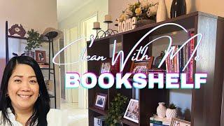 CLEAN WITH ME || CLEANING OUR BOOKSHELVES & ORGANİZE #cleaningroutine #highlights #organizing #clean