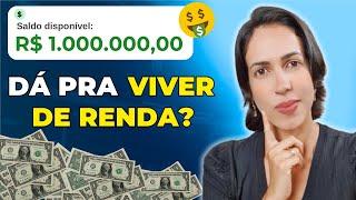 QUANTO RENDE 1 MILHÃO DE REAIS? Poupança, Tesouro SELIC, FII's, Ações ((Considerando a INFLAÇÃO))