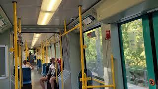 Stadtwerke Verkehrsgesellschaft Frankfurt am Main: inside Bombardier Flexity Classic tram nr. 208