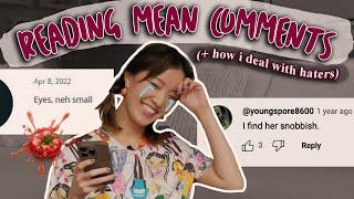 how i deal with haters (+ reading MEAN comments!) | Glowing Up Ep 25