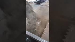 Single shaft shredder trial site #shredder #metal #wood #plastic #rubber #metalshreddermanufacturers