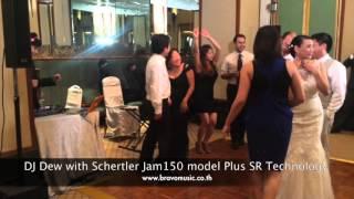 DJ Dew with Schertler Jam150 & SR Technology