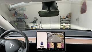 Tesla Model Y 2023 reverse drive/camera