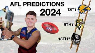 2024 AFL PREDICTIONS