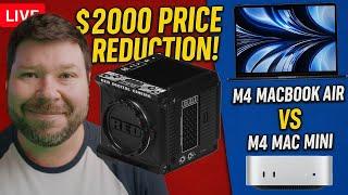 RED KOMODO Price Slashed $2000! + M4 MacBook Air vs Mac Mini Breakdown