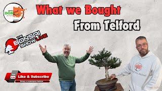 Lets Do Houghton Bonsai: What We Bought From The Bonsai Live