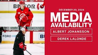 Albert Johansson & Derek Lalonde Morning Skate | 12/20 MTL