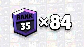 Every Brawler Rank 35 In One Video (Last Time)