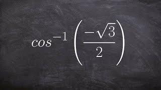 Evaluate for Cosine Inverse Using the Unit Circle